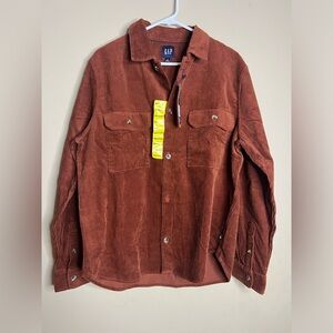 Nwt gap mens rust med shacket